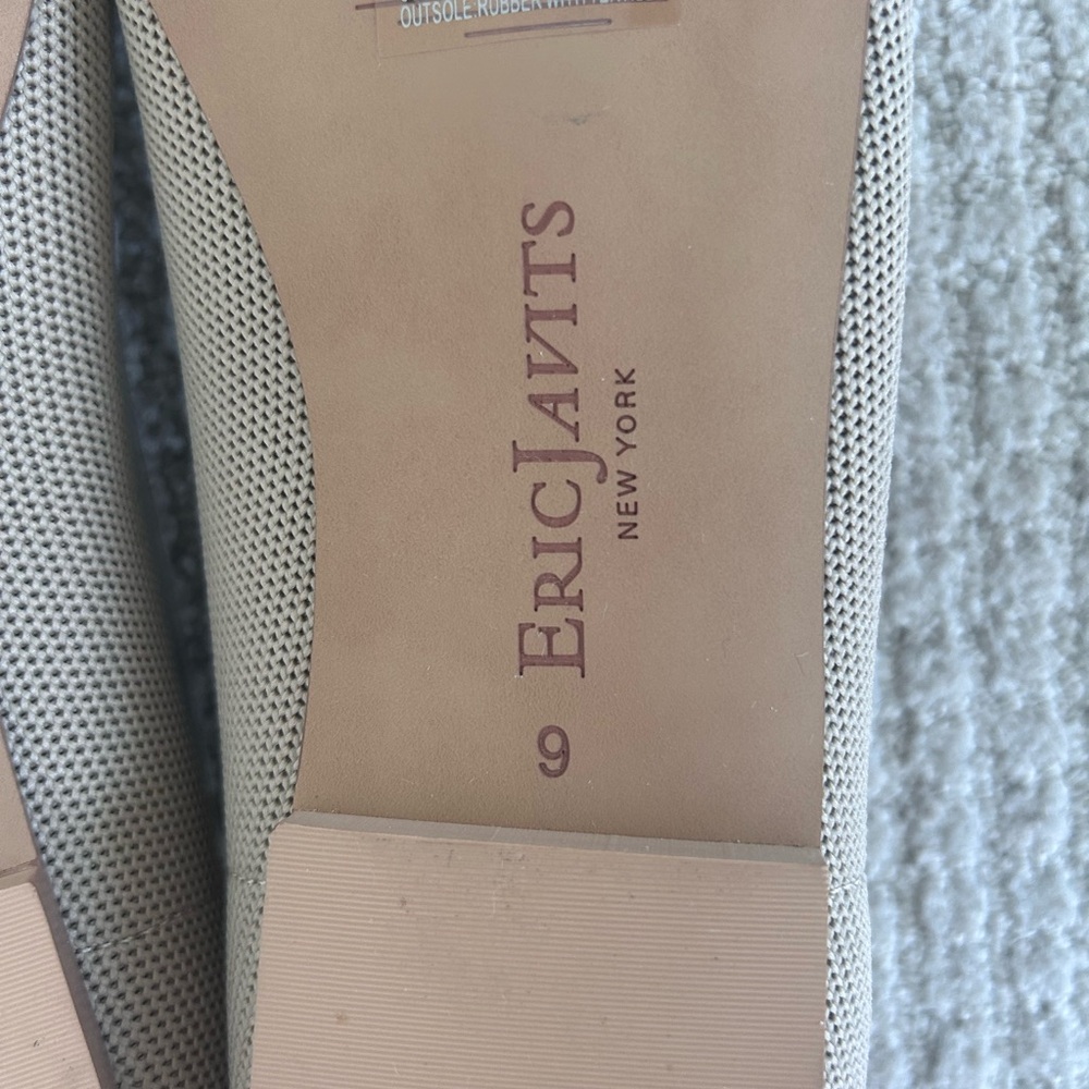 Eric Javits Gold Metallic Ballet Flat Women’s Size 9 NEW Breathable Mesh - Picture 10 of 13